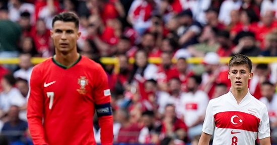 يورو 2024.. رونالدو يصالح جولر بعد تجاهله فى ملعب مباراة البرتغال وتركيا