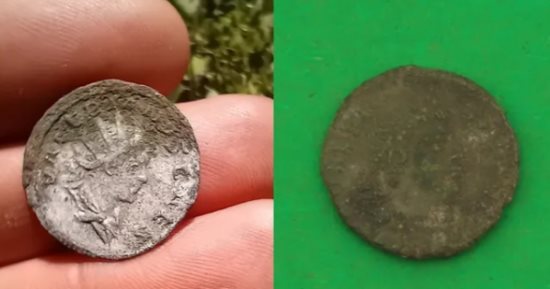 Une pièce de monnaie trouvée en France indique que les Romains ont construit une forteresse pour contrer les bateaux pirates.