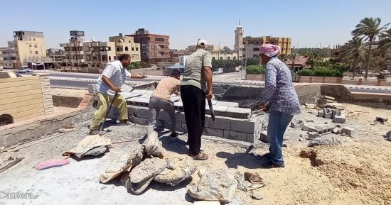رئيس مركز ومدينة العريش: إزالة ووقف أعمال لمبان مخالفة للقانون