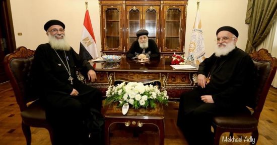 البابا تواضروس الثانى يلتقى وكيل الكلية الإكليريكية بالإسكندرية