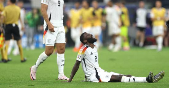 روديجير مُهدد بالغياب عن ألمانيا أمام الدنمارك في ثمن نهائي يورو 2024 