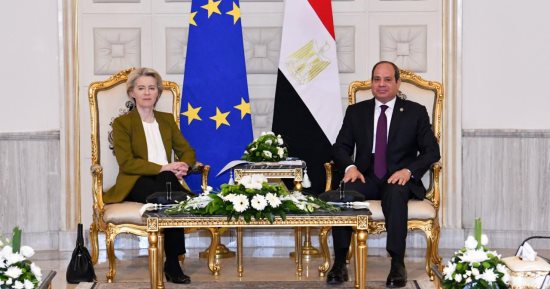 الرئيس السيسى يستقبل رئيسة المفوضية الأوروبية ويحذر من توسع الصراع بالمنطقة
