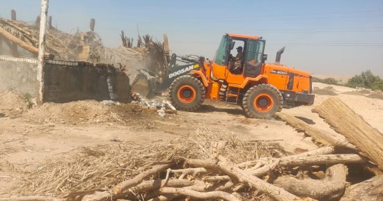 إزالة 428 حالة إشغال طريق بمراكز ومدن البحيرة