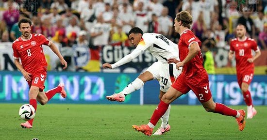 التعادل السلبي يحسم الشوط الأول بين ألمانيا ضد الدنمارك في يورو 2024