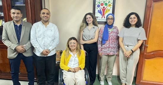 إيمان كريم تستقبل مسئولى منظمة الأمم المتحدة للطفولة (اليونيسيف)