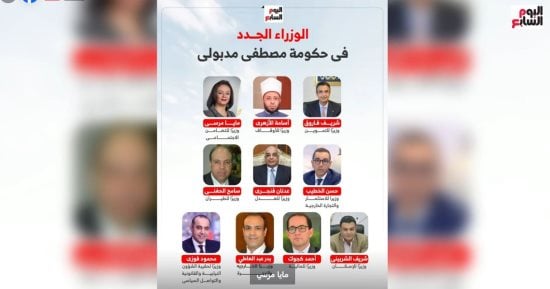 تليفزيون اليوم السابع يستعرض تفاصيل التشكيل الوزارى الجديد.. فيديو