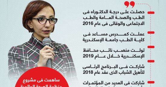 الدكتورة جاكلين عازر.. محافظ البحيرة الجديدة.. إنفوجراف