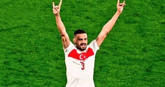 إيقاف ديميرال مدافع تركيا مباراتين بسبب احتفاله أمام النمسا فى يورو 2024