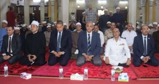 محافظ القليوبية يشهد الاحتفال بالعام الهجرى الجديد بمسجد ناصر بمدينة بنها