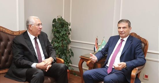 وزير الزراعة يستقبل السيد القصير بمقر الوزارة في العاصمة الإدارية الجديدة