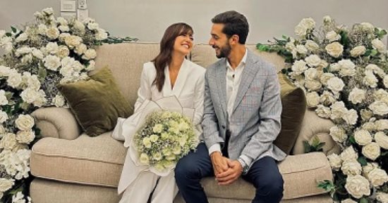 4 أفكار بدل سواريه تصلح لحفلات الخطوبة على طريقة مروة أنور