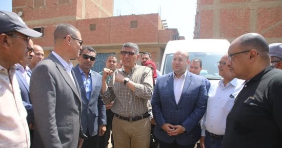 محافظ الجيزة: 3 محطات رفع صرف صحى بأبو النمرس لتحسين مستوى الخدمة