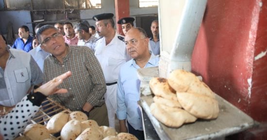 محافظ الجيزة: إحكام السيطرة على المخابز للتأكد من إنتاج رغيف مطابق للمواصفات