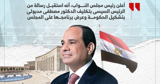 نرجو من الله أن تحظى الحكومة بثقة الشعب.. رسالة الرئيس السيسى للنواب (إنفوجراف)