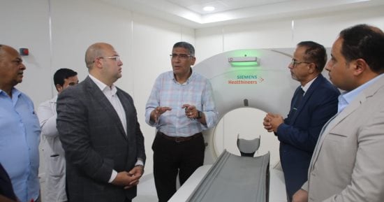 محافظ الجيزة: صيانة شبكات المرافق بمستشفى مبارك المركزى بمنشأة القناطر