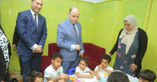 محافظ كفر الشيخ يتفقد دار الأمل لإيواء الأطفال الأيتام 