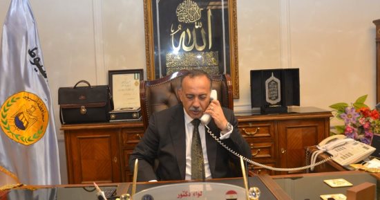 محافظ أسيوط يهنئ "سيلا يسرى" و"رحمة صلاح" لحصولهما على المركز الأول بالثانوية الفنية
