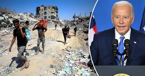 بايدن: نواصل جهودنا مع مصر وقطر وتركيا لوقف الحرب فى غزة