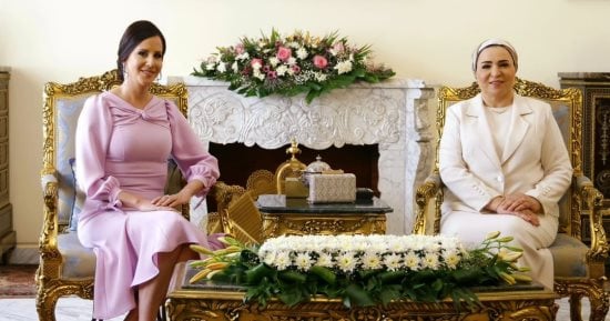 السيدة انتصار السيسى وقرينة رئيس صربيا.. لقاء الصداقة والثقافة والود