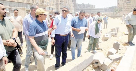 محافظ الجيزة: تنفيذ خط مياه للقضاء على مشكلة ضعفها