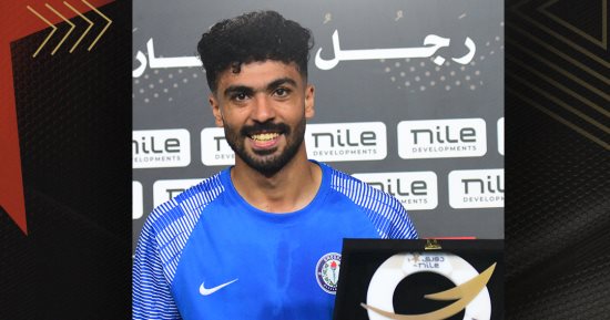 محمد متولى "كناريا" رجل مباراة البنك الأهلى وسموحة فى دورى NILE