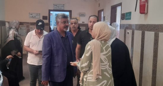 وكيل صحة شمال سيناء يتفقد العيادات الخارجية بمستشفى العريش