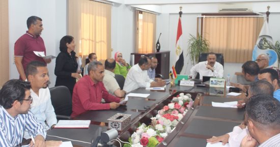 مياه الأقصر تعقد اجتماعا لتنفيذ توجيهات الحكومة الجديدة وتدريب العاملين