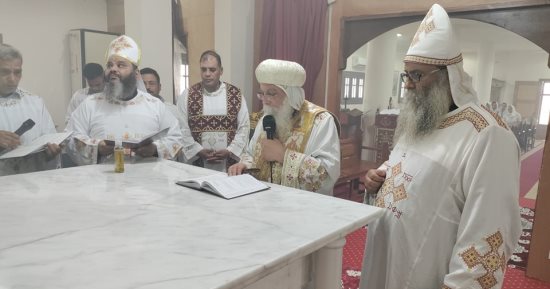 نشاط رعوى مكثف للكنيسة فى عيد القديس الأنبا كاراس السائح.. تفاصيل 