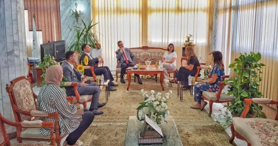 وفد جامعة البوليتكنيك سانتاريم بالبرتغال يزور كلية حقوق المنصورة لبحث التعاون