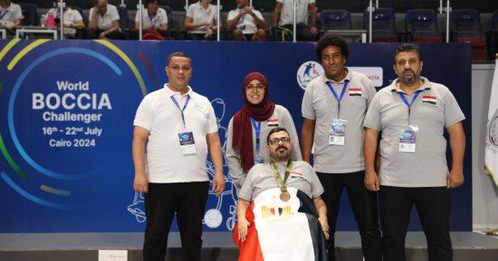 مصر تحصد 4 ميداليات فى بطولة العالم للبوتشيا