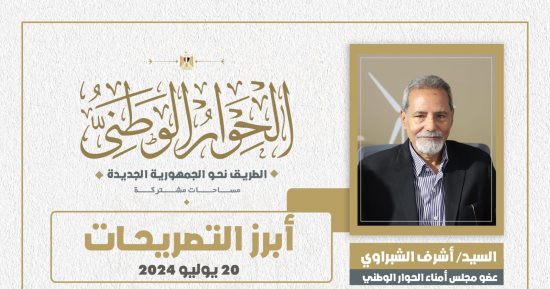 عضو أمناء الحوار الوطنى يثمن دور القيادة السياسية لحل ملف الحبس الاحتياطى