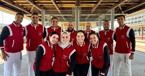 منتخب تنس الطاولة يصل القرية الأولمبية فى باريس استعدادا للأولمبياد