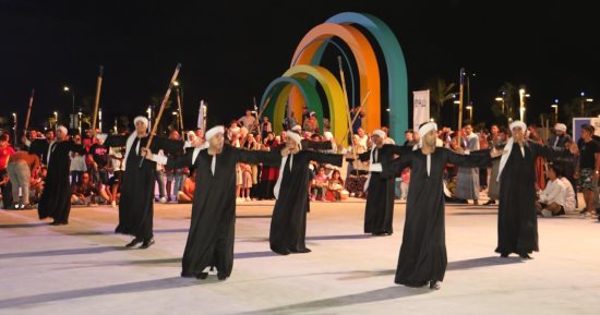 استعراضات شعبية من الصعيد وبحرى بمهرجان العلمين فى أسبوعه الثانى