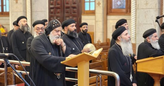 الكنيسة تقيم التسبحة الشهرية بإيبارشية حلوان
