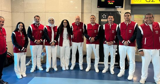 الفوج الثانى من بعثة مصر يطير إلى باريس لخوض الأولمبياد