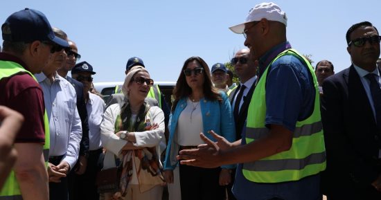 ‏وزيرتا البيئة والتنمية المحلية تتفقدان مدفن الحمام للتخلص الآمن من المخلفات