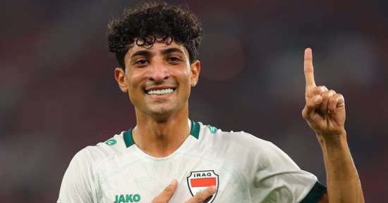 نادى كومو الإيطالى يتعاقد مع على جاسم نجم منتخب العراق الأولمبى