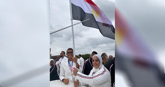 رفع علم مصر فى حفل أولمبياد باريس 2024.. فيديو