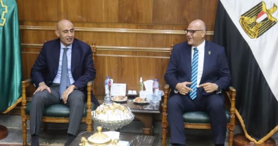 محافظ القليوبية يستقبل وزير التعليم لزيارة عدد من المدارس بالمحافظة