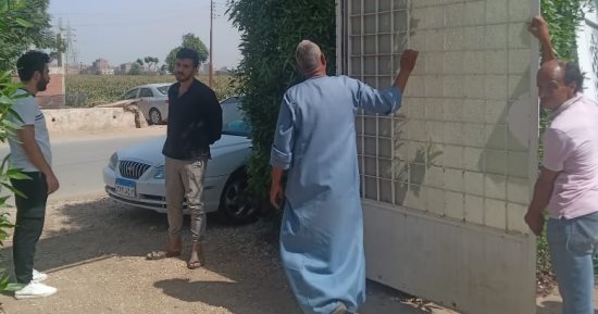 إزالة فورية لحالتي تعدٍ بالمنوفية ومتابعة على مدار الساعة لكل المخالفات
