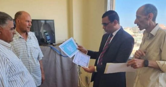 وكيل وزارة العمل بالدقهلية يتفقد مركز التدريب المهنى بالمنزلة 