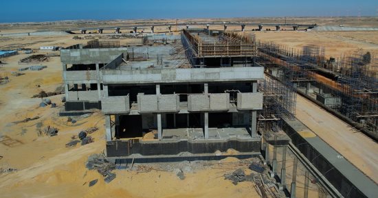 شاهد محطة الضبعة بالخط الأول للقطار السريع.. صور