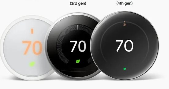 جوجل تطلق منظم الحرارة Nest Thermostat بواجهة مستخدم محسنة وشاشة “بدون حدود”