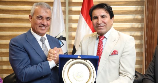 نقيب البترول يلتقى نظيره الأردنى ويتفقان على عقد تدريبات لتبادل الخبرات