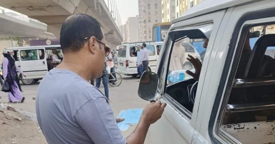 ضبط 25 سيارة سرفيس مخالفة لتعريفة الركوب المقررة فى الجيزة