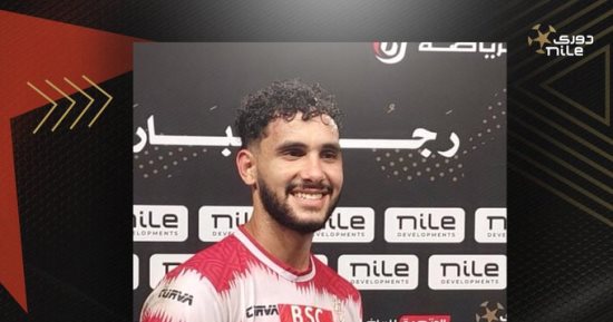 حسام أشرف رجل مباراة بلدية المحلة والإسماعيلى
