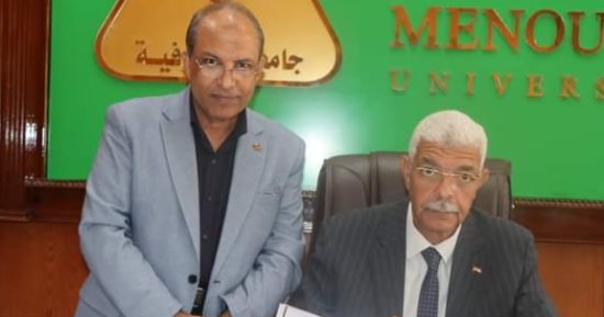 رئيس جامعة المنوفية يعتمد نتيجة تراكمى كلية الآداب بنسبة نجاح 78%