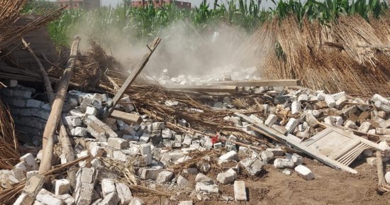 إزالة 342 حالة تعديات وإشغال طريق بمراكز محافظة البحيرة