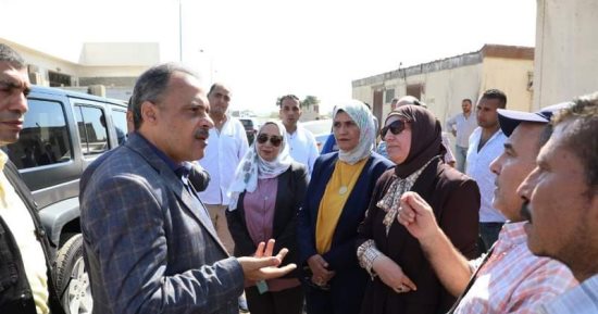 محافظ الشرقية يتفقد مشروع توسعات محطة معالجة صرف صحي الزنكلون