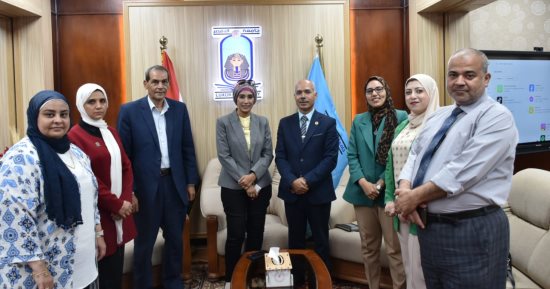 جامعة الأقصر تستقبل لجنة من الأعلى للجامعات لتجديد اعتماد مركز التدريب
